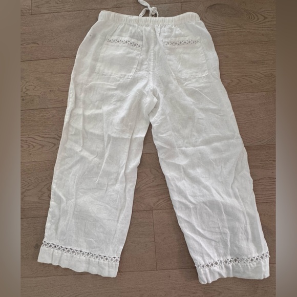 Joie 100% Linen Wide Leg Pants size M - Picture 8 of 8